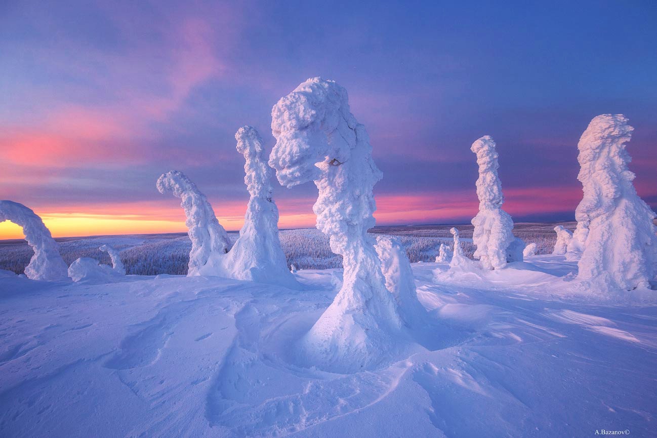 Such chess pieces live beyond the Arctic Circle.