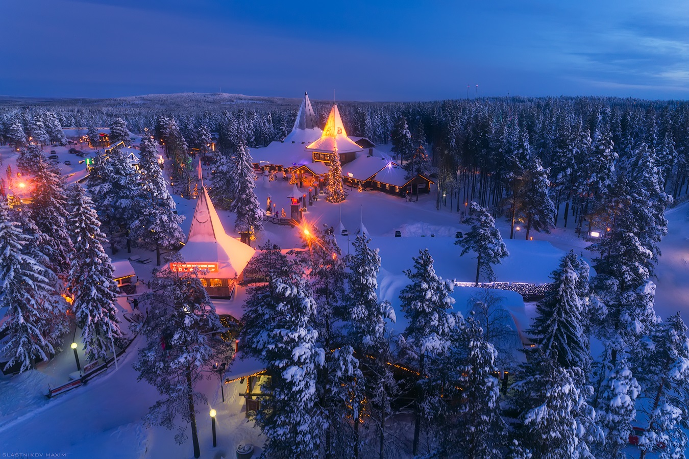 The magic village of Santa Claus, Rovaniemi, Finland