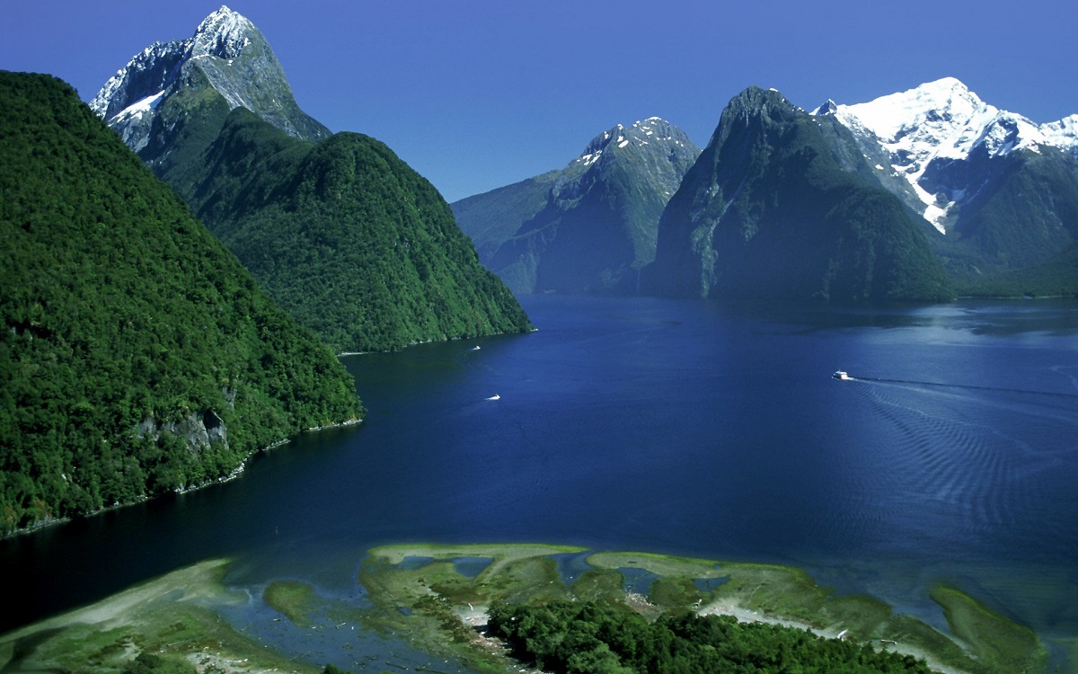 Novozélandské fjordy