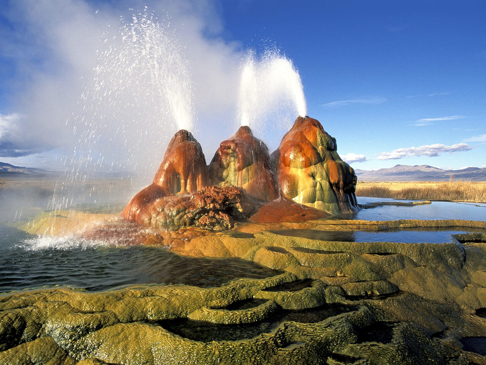 The famous geyser called Fly (Fly), in fact, does not exceed human growth