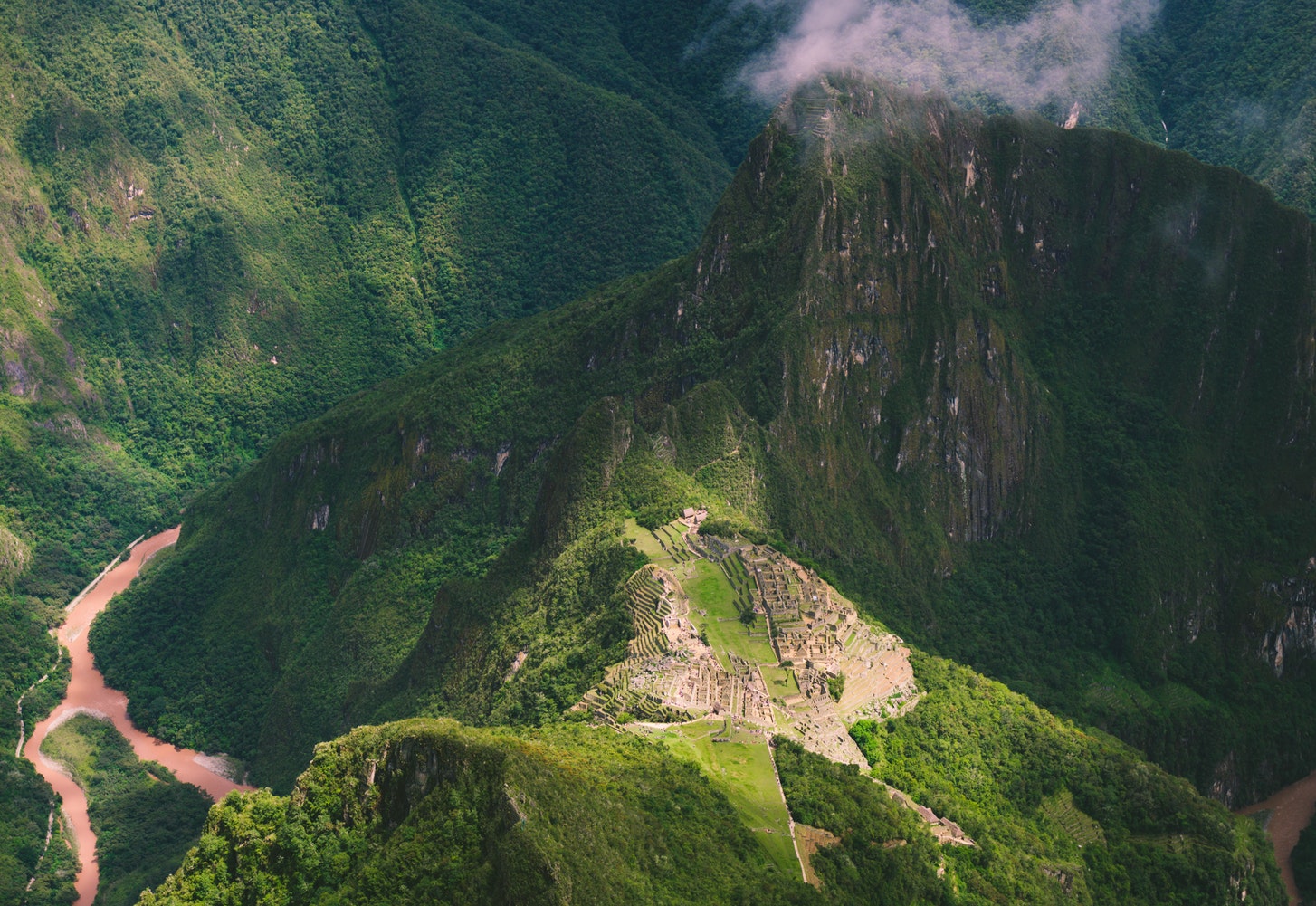 View of Machu Picchu in Peru
