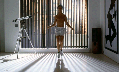 GIF picture from the movie "American Psycho"