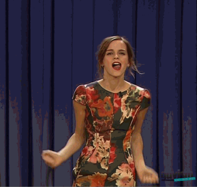 GIF picture: dancing for joy