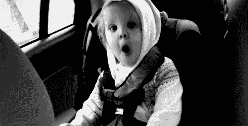 GIF picture: the joy of the child
