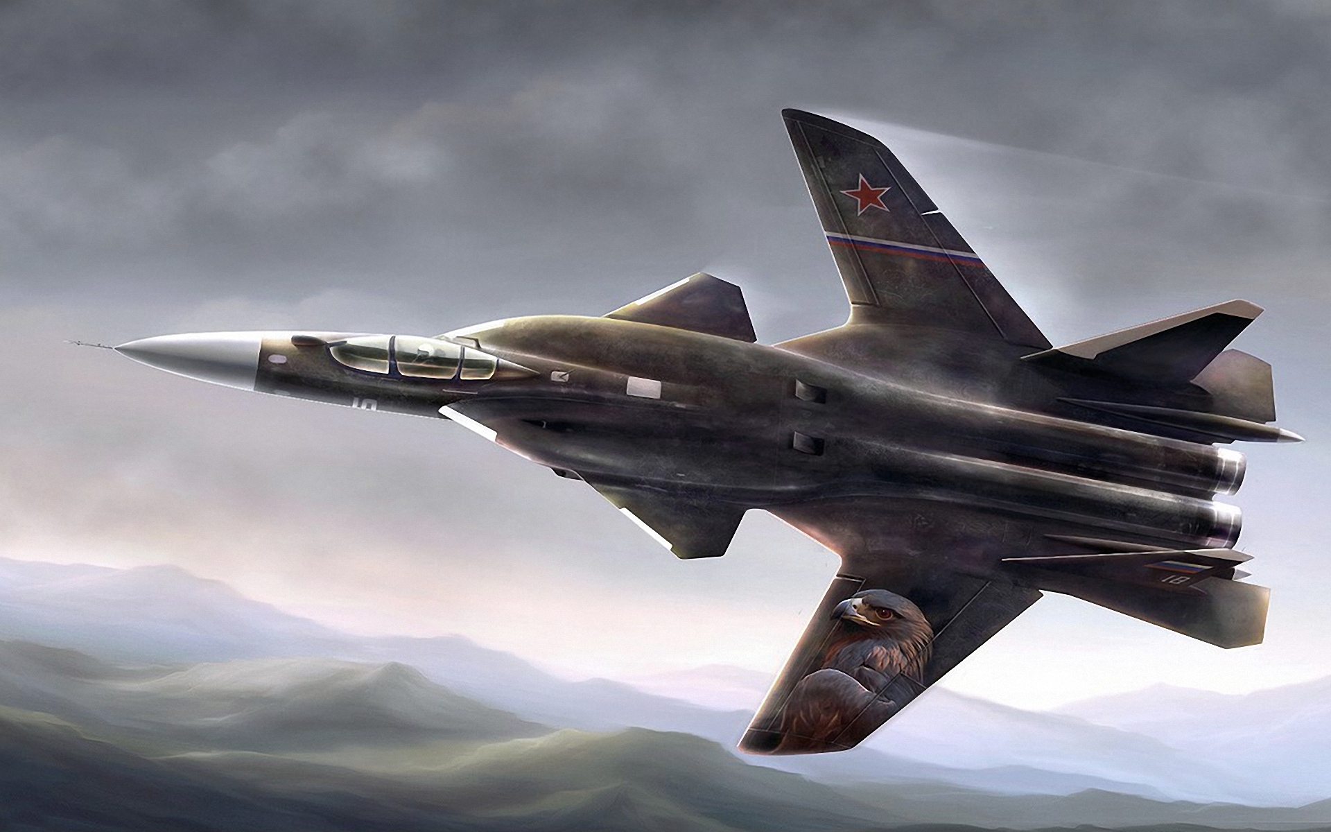 Su-47 "Berkut": bilde
