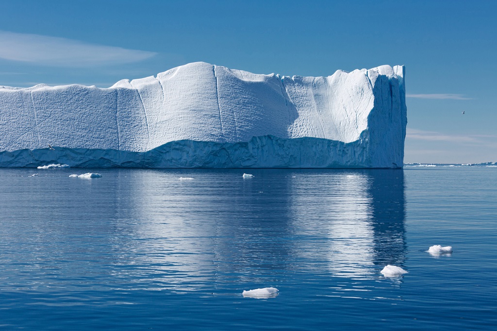 Fjord Ilulissat v Grónsku