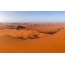 Algerian Sahara, morning on the dune of Tin-Merzouga