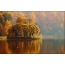Autumn nature: lakeside