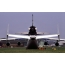 Buran spaceship on An-225 Mriya plane at Le Bourget air show, rear view