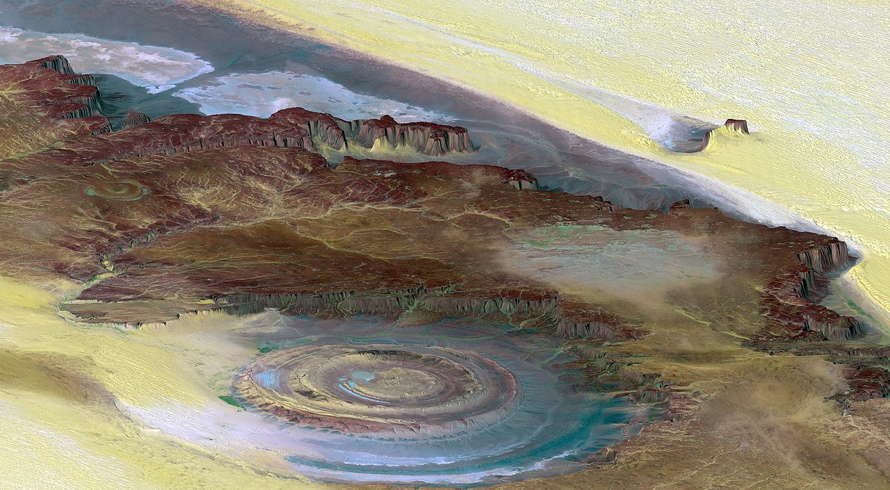 Rishat - Sahara Occidentalis geologic in formation