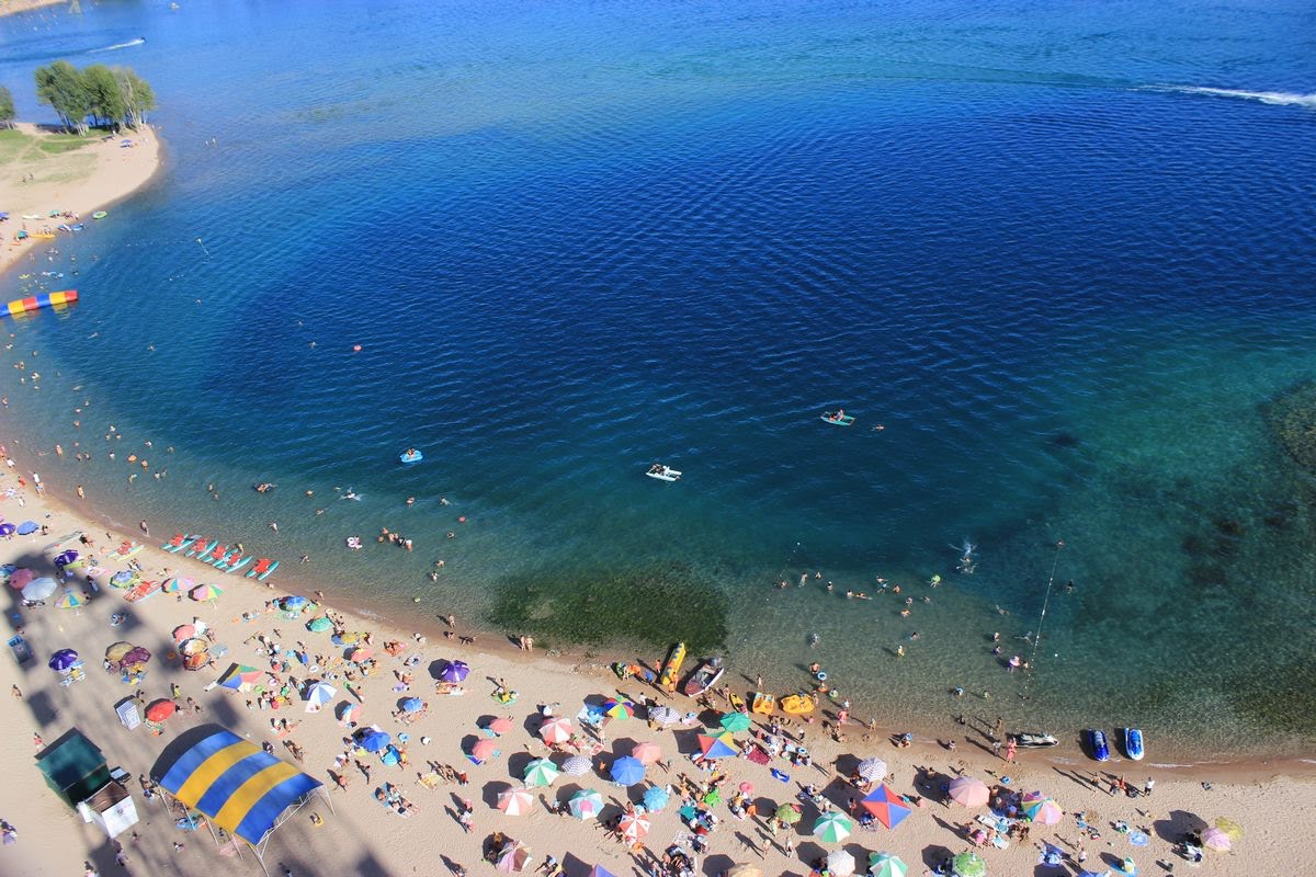 Fotografija na Jezeru Issyk-Kul: Pogled s kotača