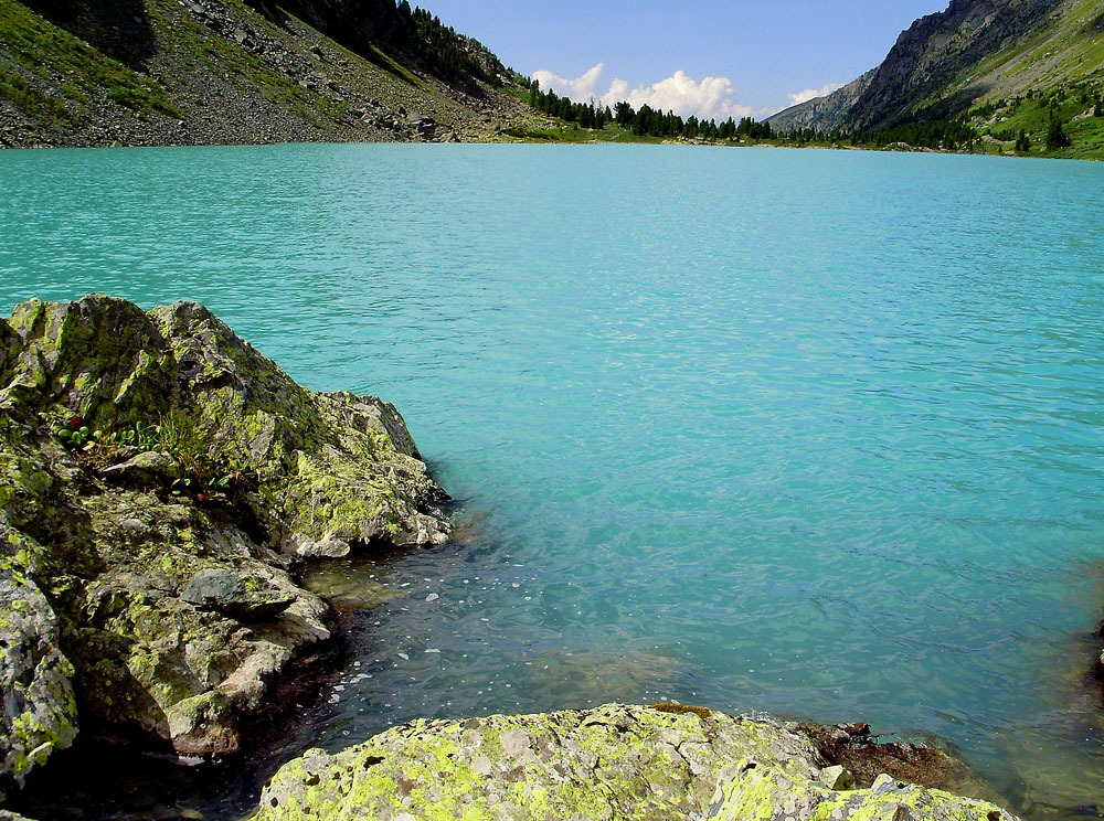 Mountain Altai. Lake Kuiguk