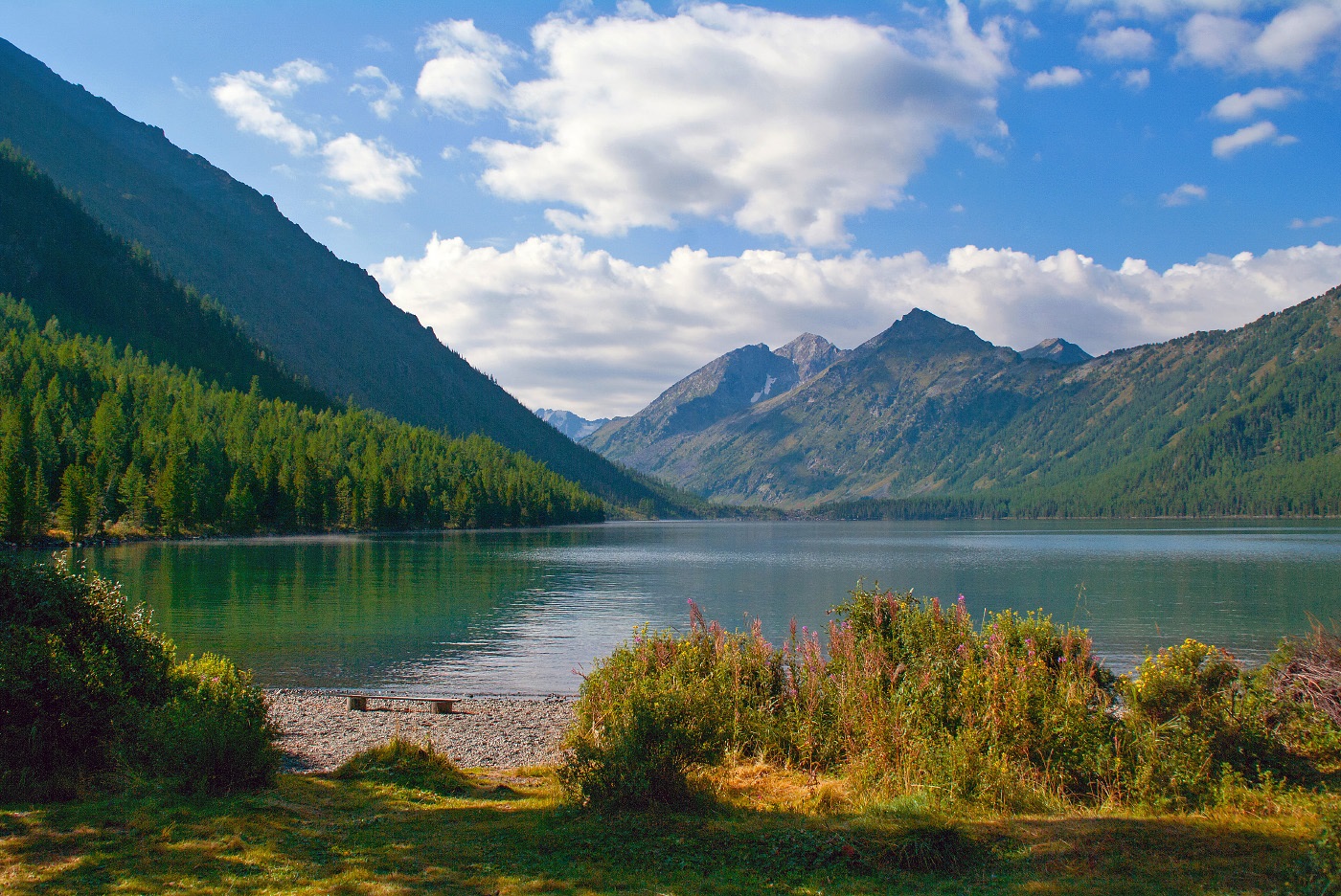 Altai, jezero Nizhnemultinskoe
