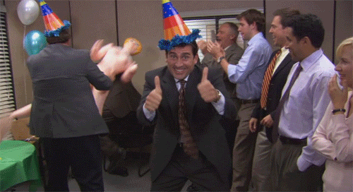 GIF picture of a man's birthday