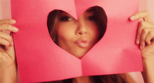 GIF picture: air kiss