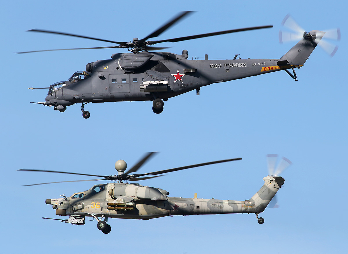 Mi-35M at Mi-28