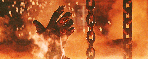 GIF setšoantšo ho tloha filimi "Terminator 2: Letsatsi la Kahlolo"
