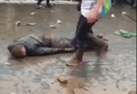 GIF picture: young drunk trying to continue disgusting