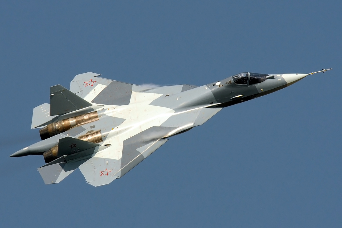 Fotografia lui Su-57 (PAK FA sau T-50)