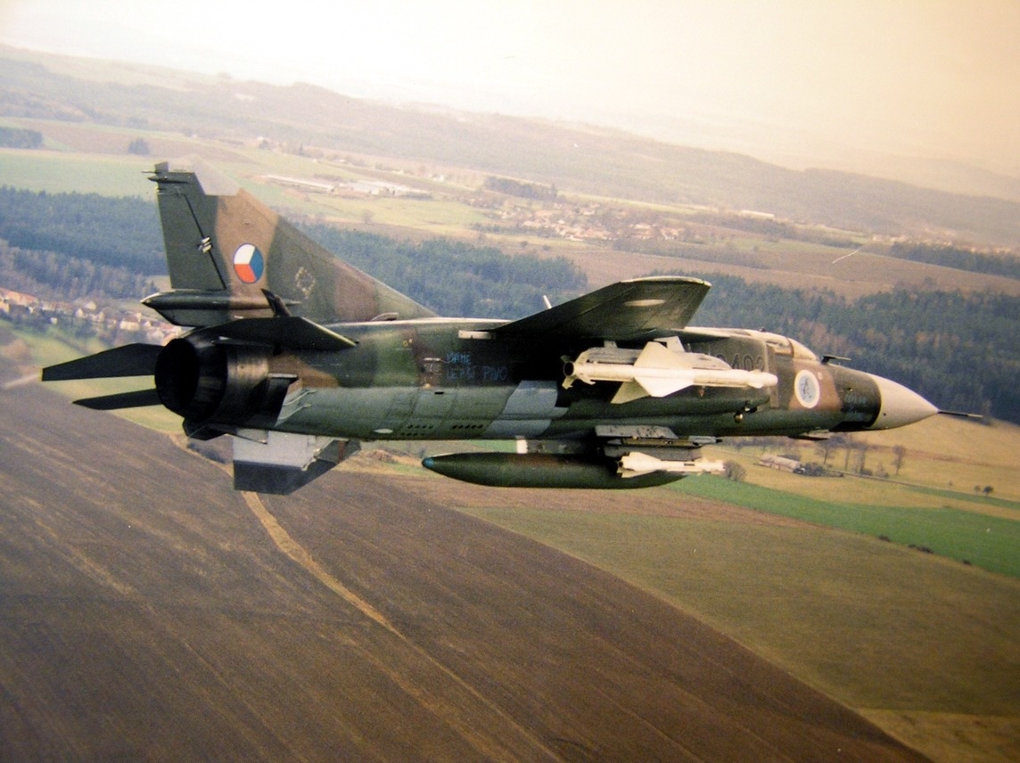 MiG-23ML Tsjechische luchtmacht. Foto genomen in juli 1994