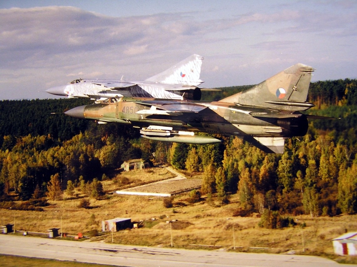 MiG-23ML fuerza aérea checa. Fotografía tomada julio de 1994.