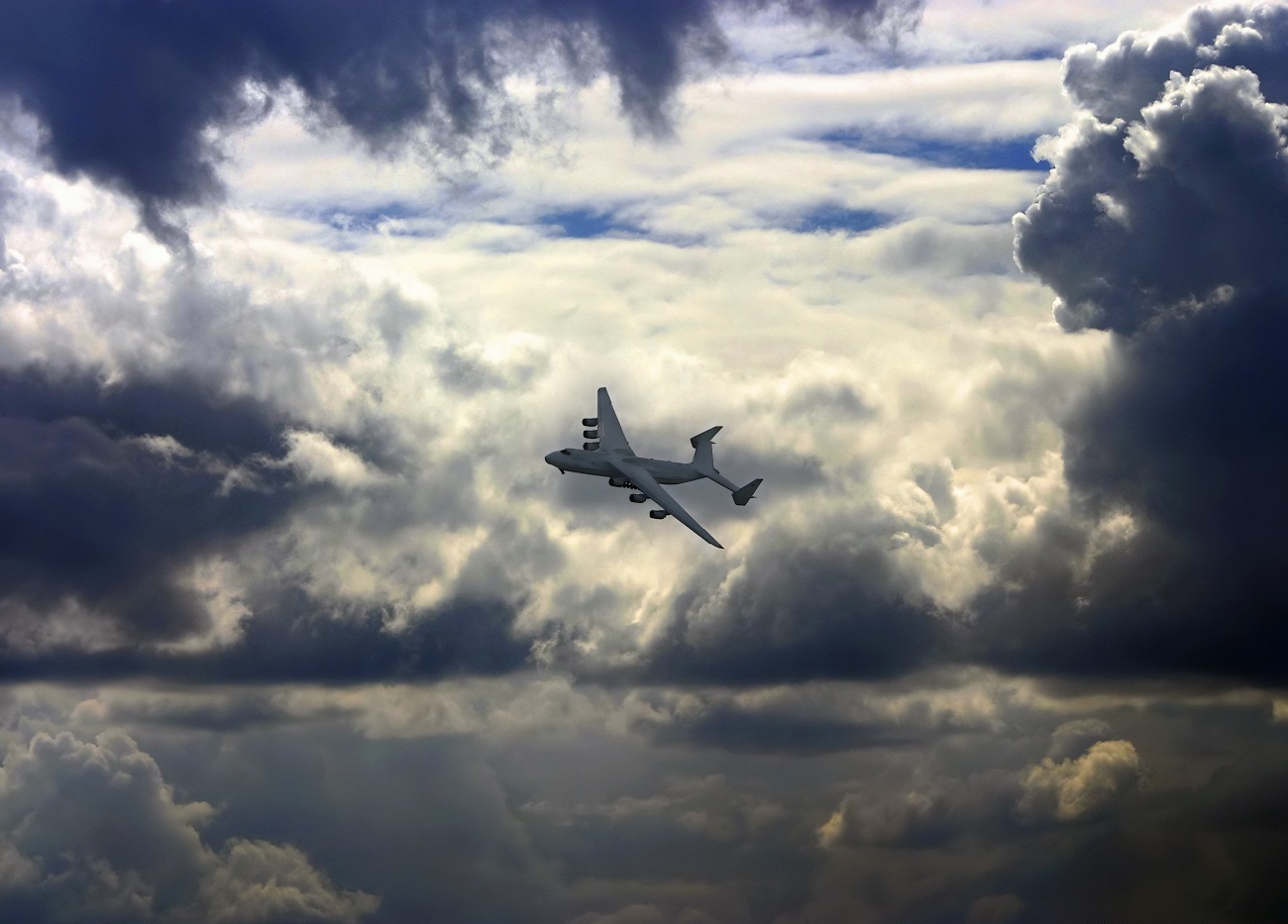 Το An-225 είναι σαν ένα τεράστιο σύννεφο