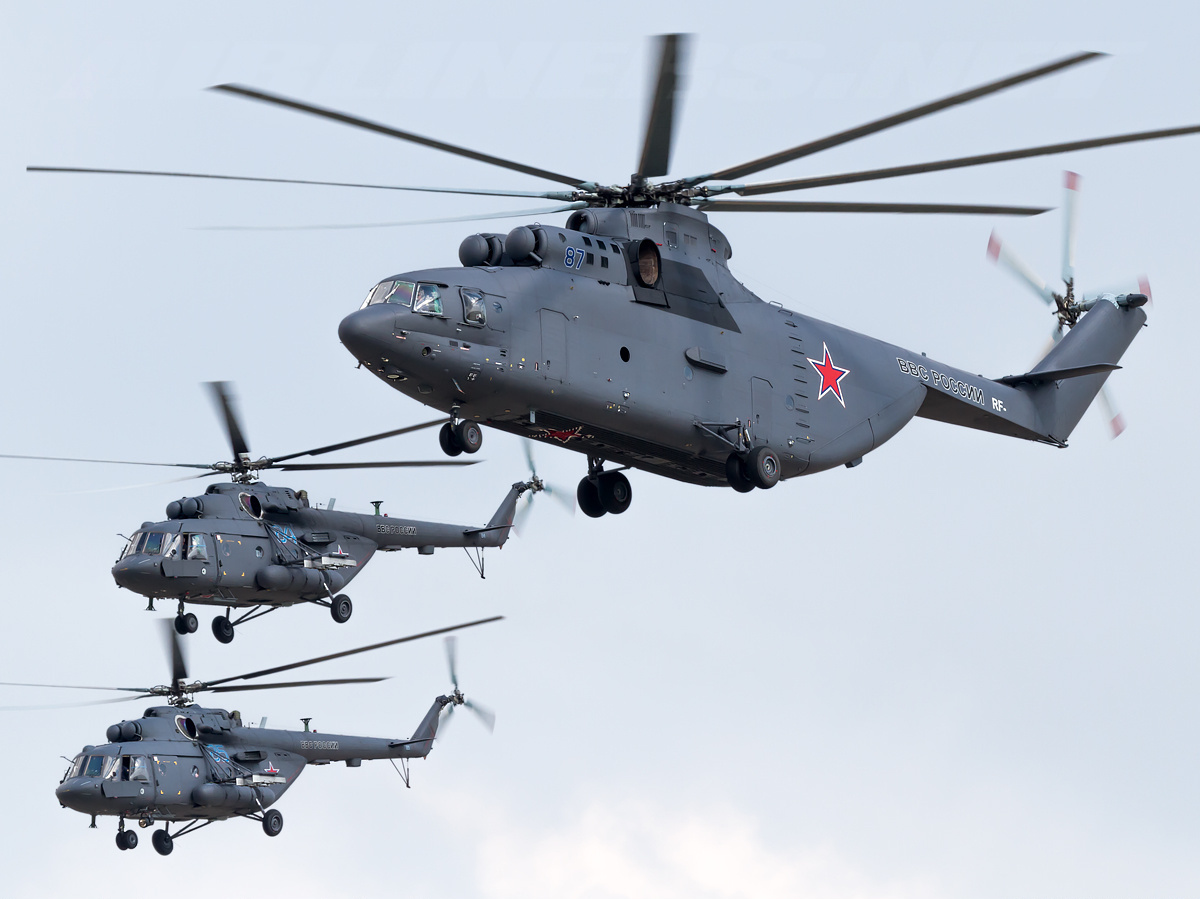 Mi-26 e Mi-8MTV-5