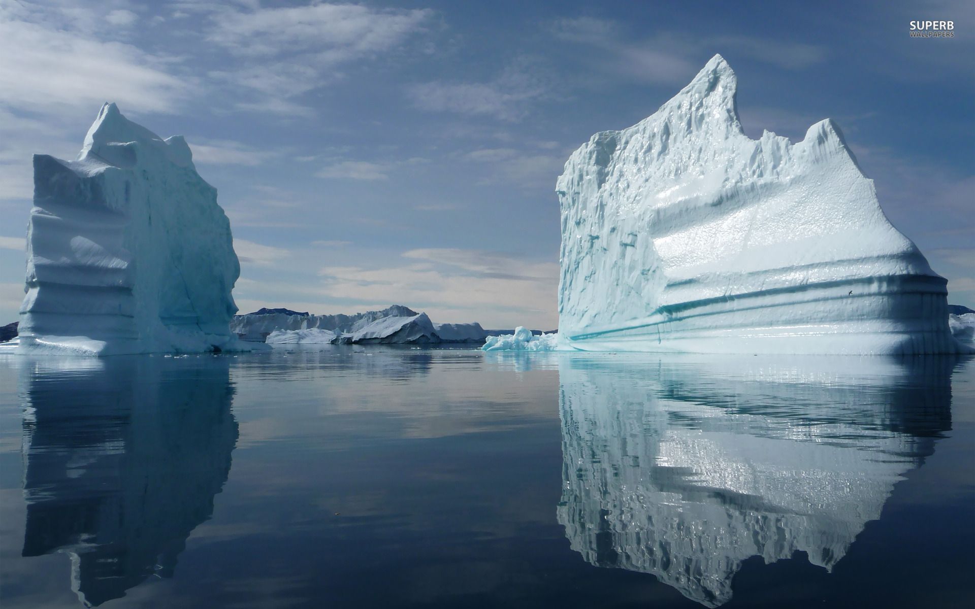 Iceberg sou kòt la nan Islann