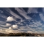 Kuva epätavallisista pilvistä La Herraduran (Granada, Espanja) yli