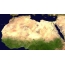 Satelitska slika Sahare iz NASA World Wind
