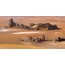 Sahara, posnet v višinah sipin Tin Merzouga v Alžiriji