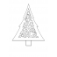 Mga hulagway sa Pasko sa mga bintana: Christmas tree