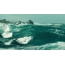 Gambar GIF: badai di laut