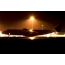 An-225 Mrija u svjetlu noćnih svjetala zračne luke