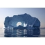 Eisberg uewen op der Küst vu Grönland