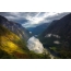 Sogne fjord sa sentro sa Norway
